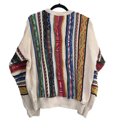 90's Coogi Style Tre Castillo Italy Knit Sweater Sz L (A7526)