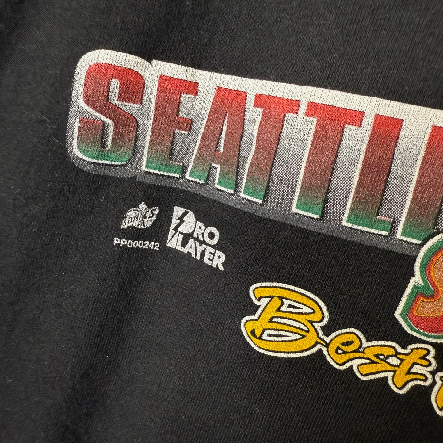 90's Seattle Supersonics NBA T-shirt Sz L (B1661)