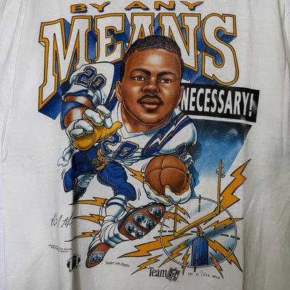 1994 San Francisco Chargers Xplosion NFL T-shirt Sz L (B2309)