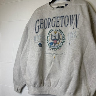90s Georgetown Hoyas NCAA Crewneck Sz L (B2100)