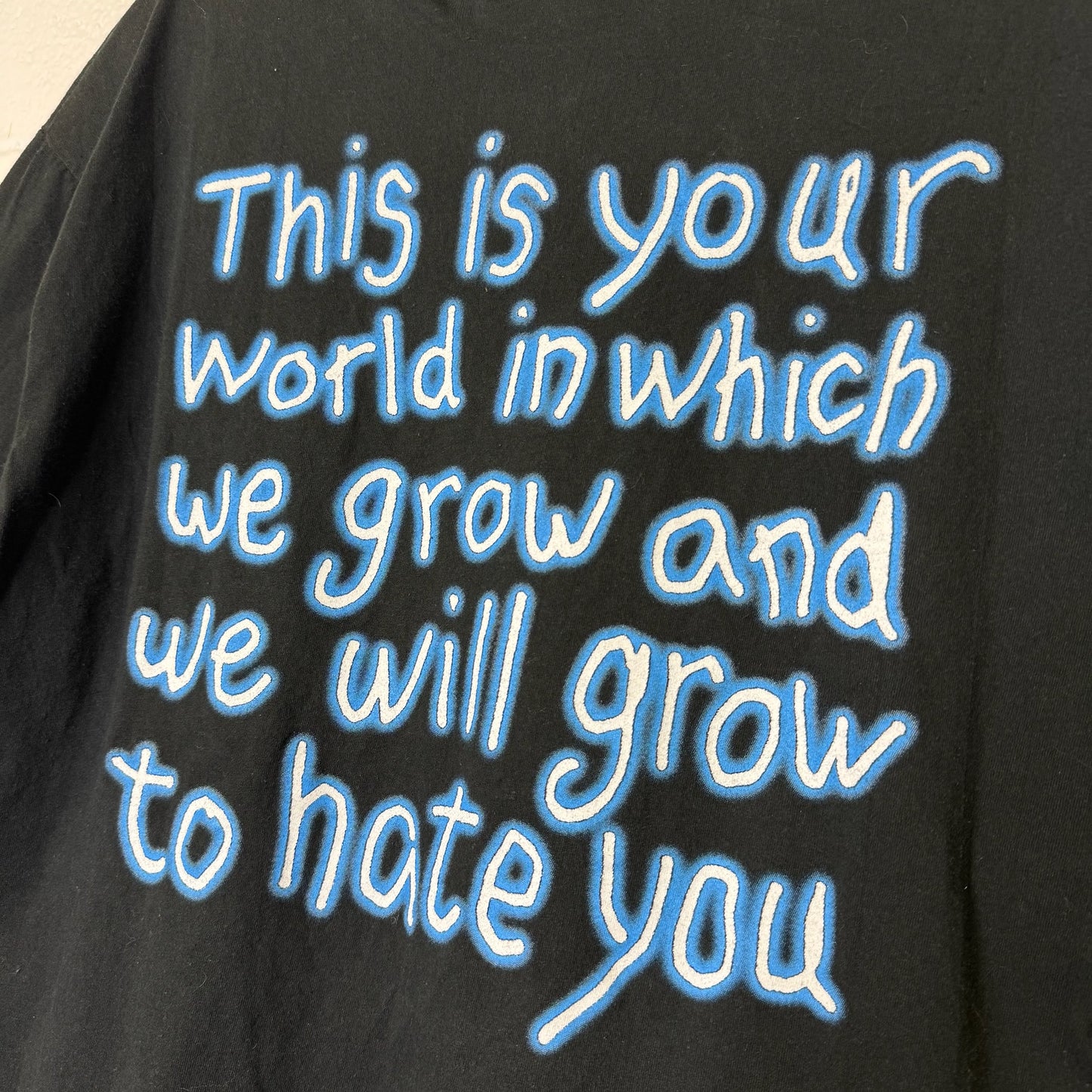 90s Marilyn Manson Blue Face Backstage Pass Band T-Shirt