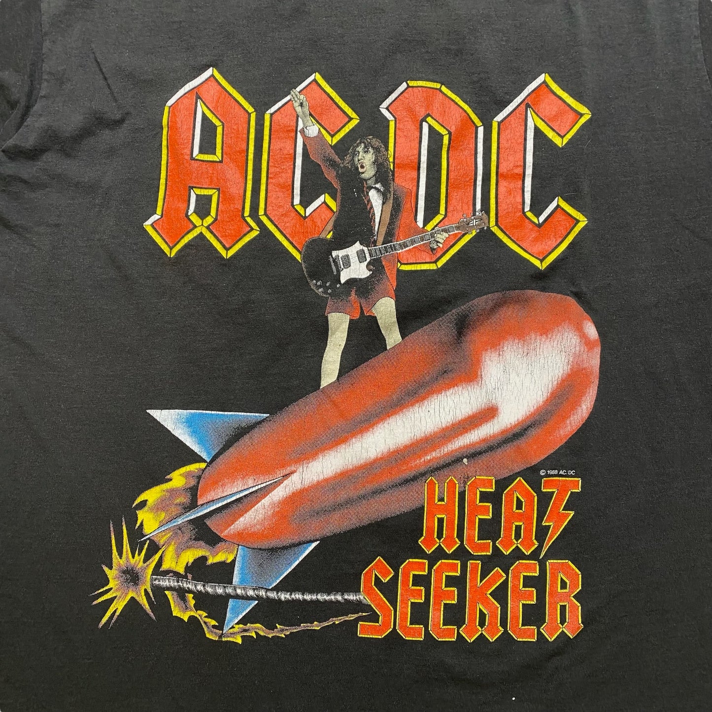 1988 AC/DC Heat Seeker T-shirt (A3690)