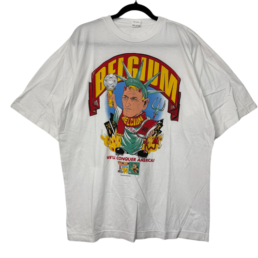 1994 World Cup Soccer Belgium T-Shirt Sz XL (B2791)
