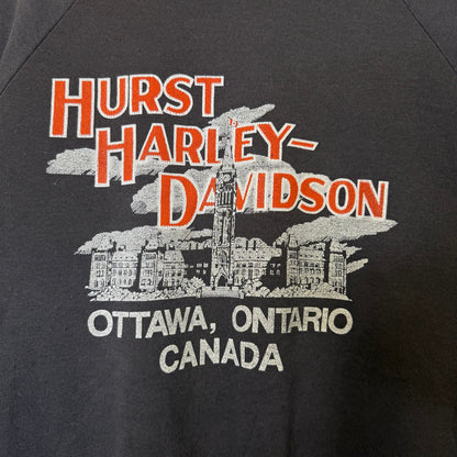 80's Harley Davidson Ottawa Crewneck Sz L (B1787)