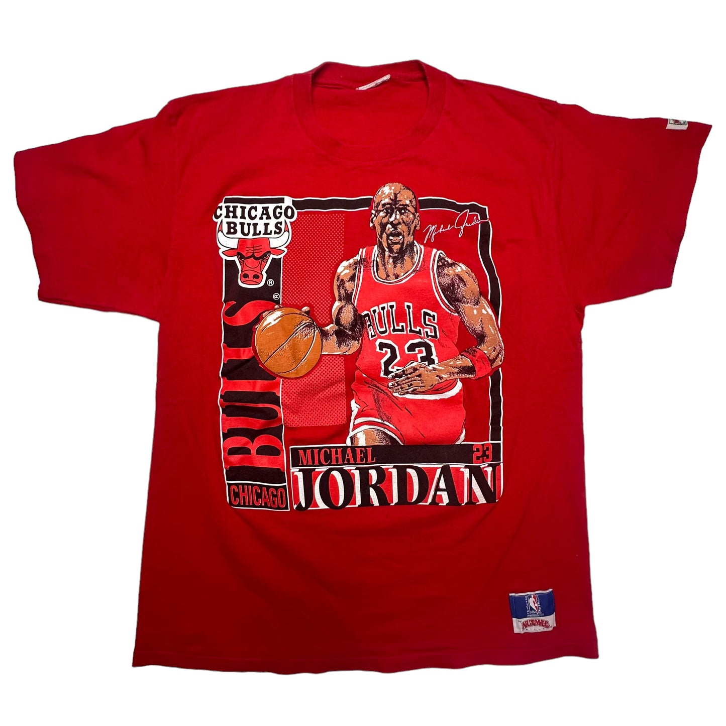 90’s Michael Jordan Nutmeg T-Shirt Sz L (A3026)