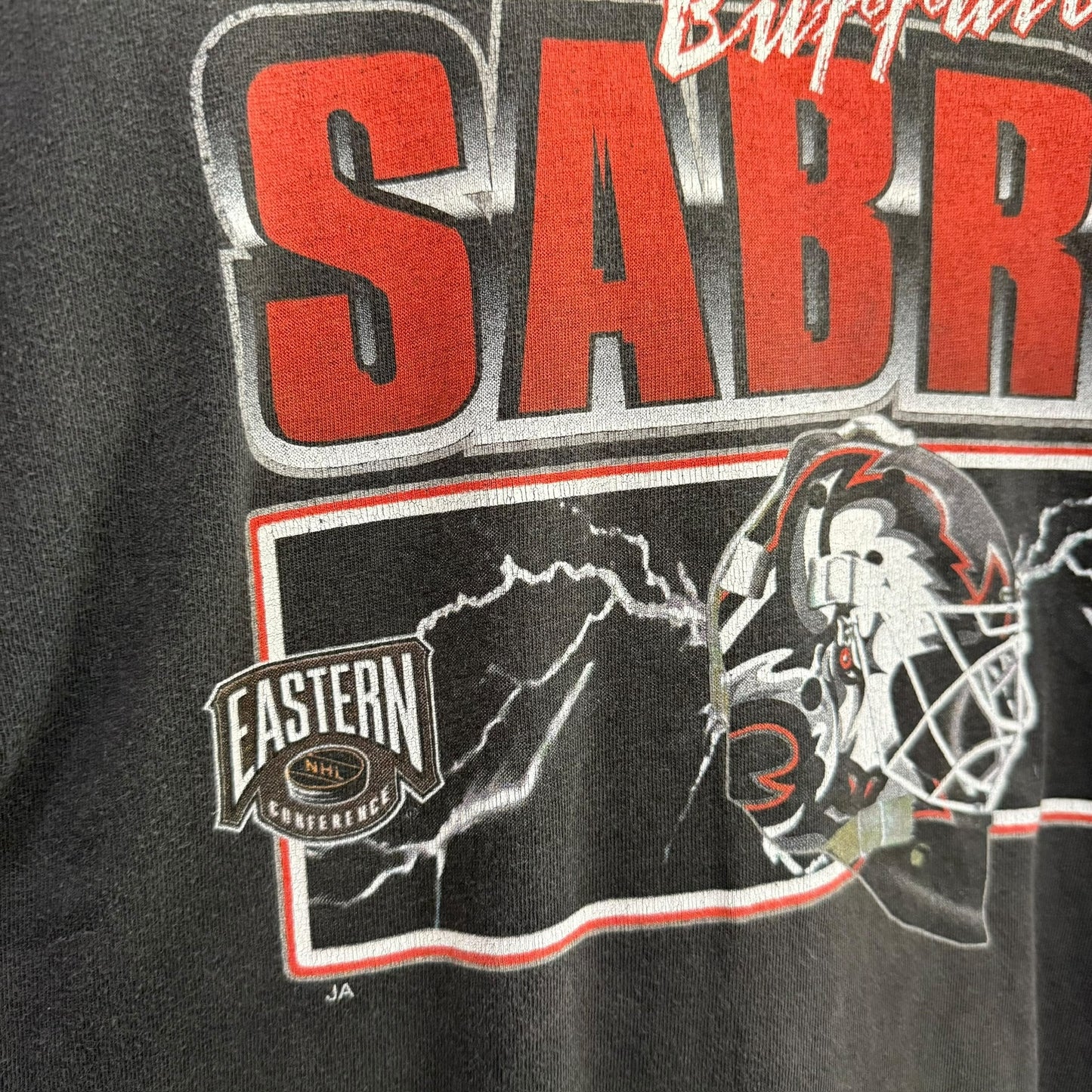 90s Buffalo Sabres NHL T-Shirt Sz XL (B1243)