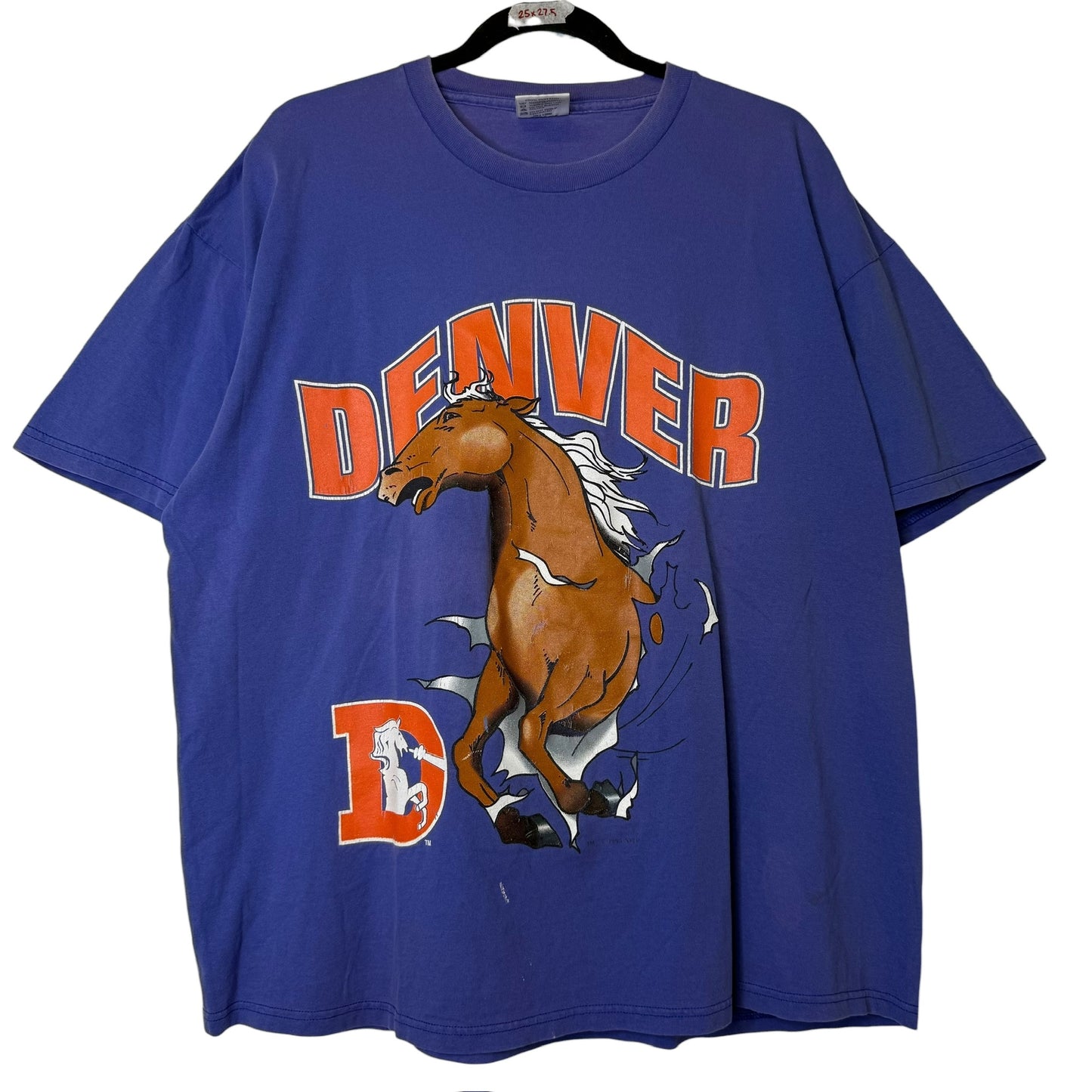1995 Denver Broncos Nutmeg Breakthrough T-Shirt Sz XL (B270)