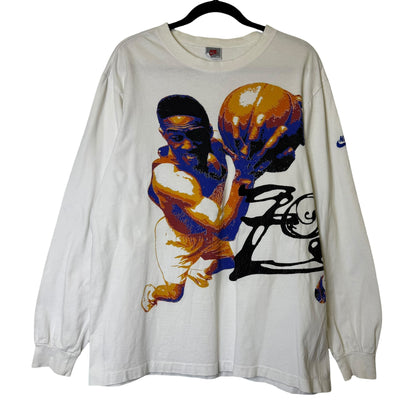 90's Alonzo Mourning Nike T-Shirt Sz L (B1687)