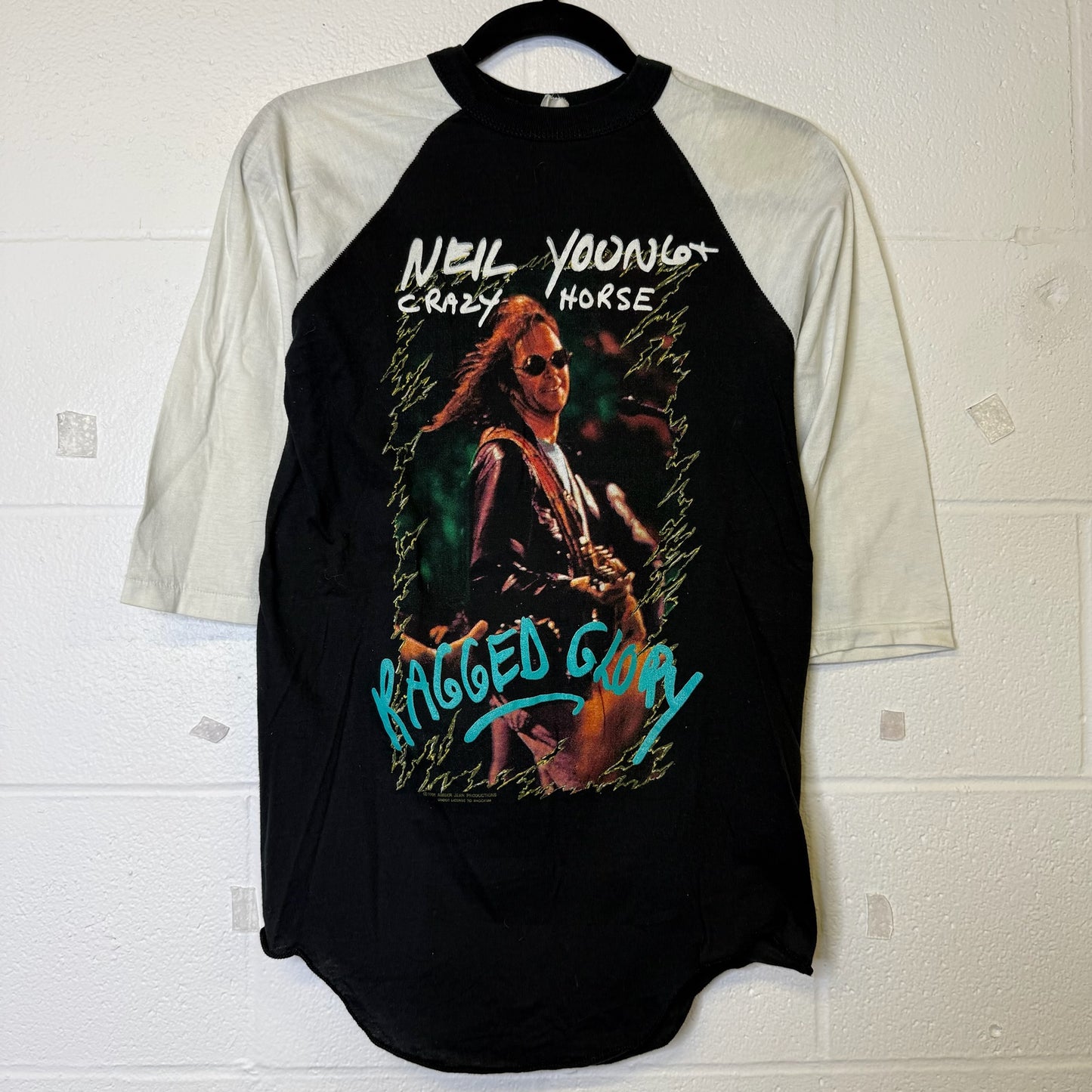 1991 Neil Young Crazy Horse T-Shirt Sz M (B2552)