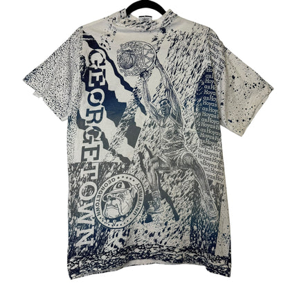 90's Georgetown Hoyas NCAA T-Shirt Sz L (B2167)