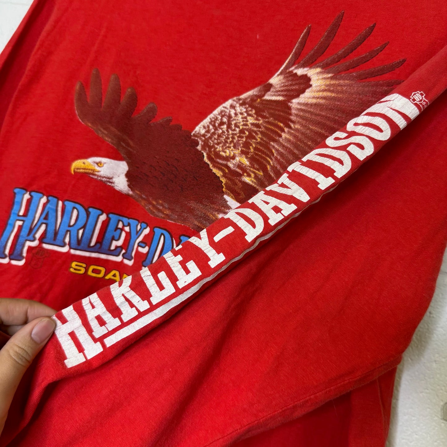 1989 Harley Davidson Saskatoon Saskatchewan Long Sleeve Sz L (B2986)