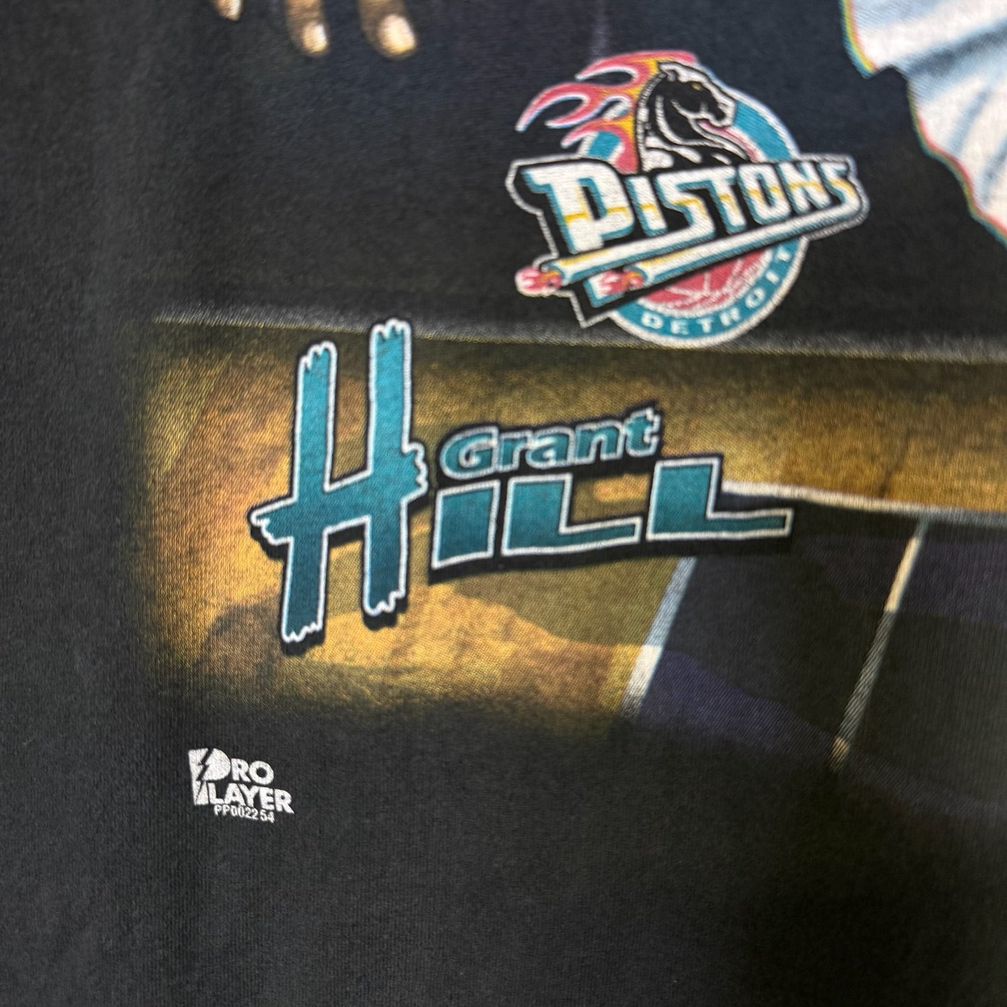 90s Grant Hill Detroit Pistons NBA T-shirt Sz XL (B2199)