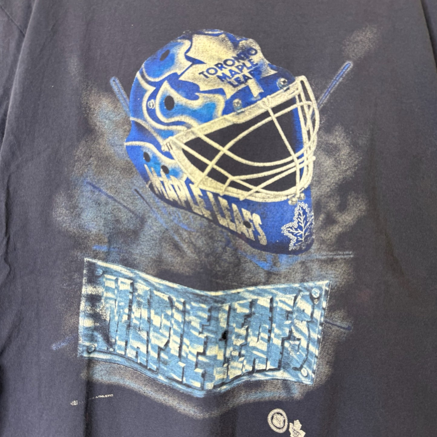 90s Toronto Maple Leafs NHL T-Shirt Sz L (B2407)