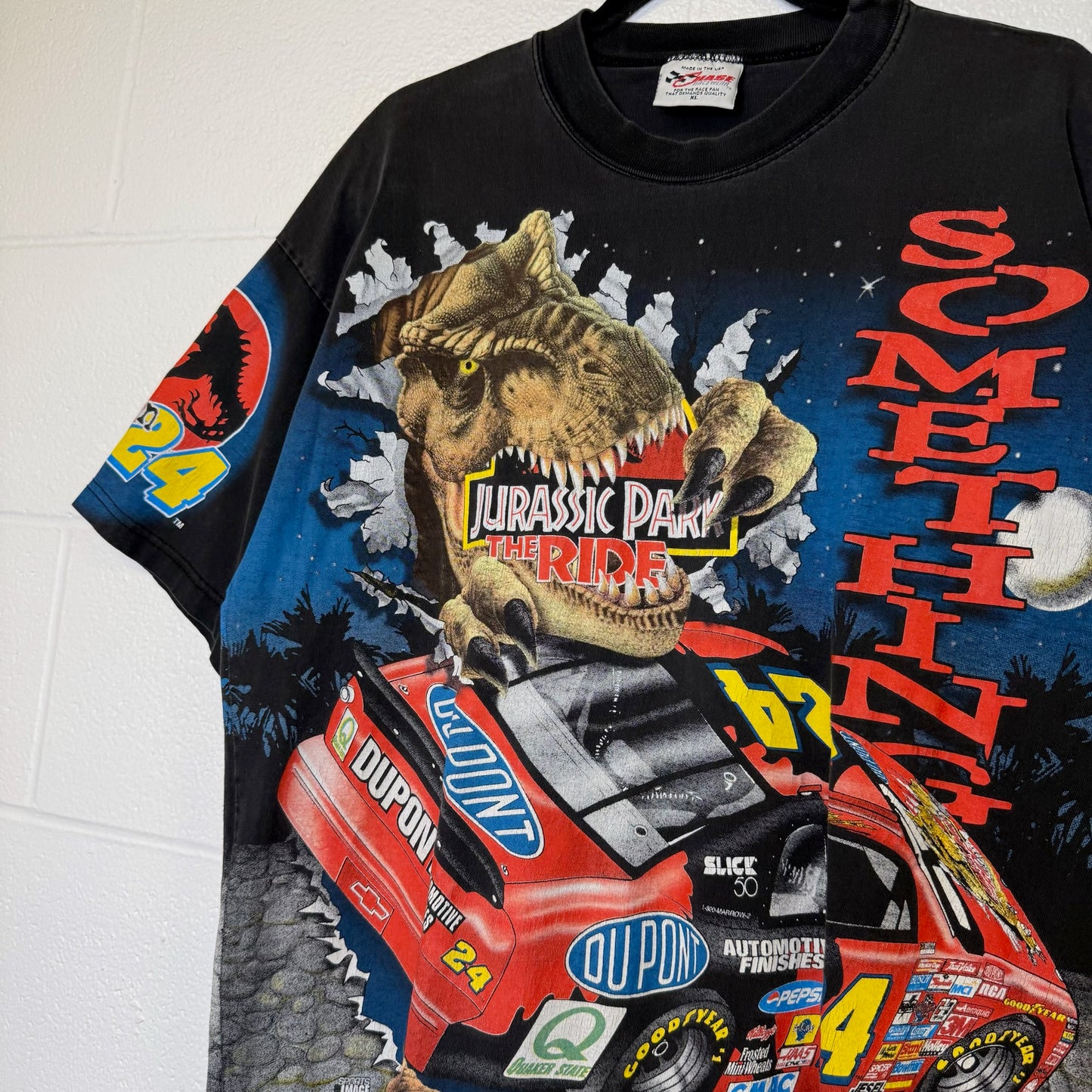 1997 Jurassic Park Jeff Gordon NASCAR AOP Sz XL (B2839)