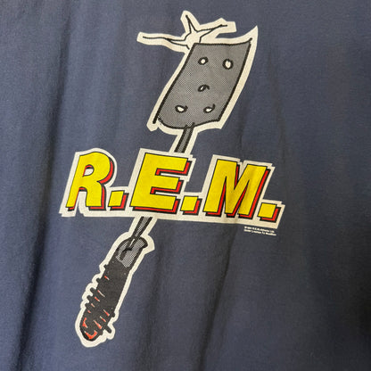 1994 R.E.M. Burger Flipper T-Shirt Sz L (B1722)