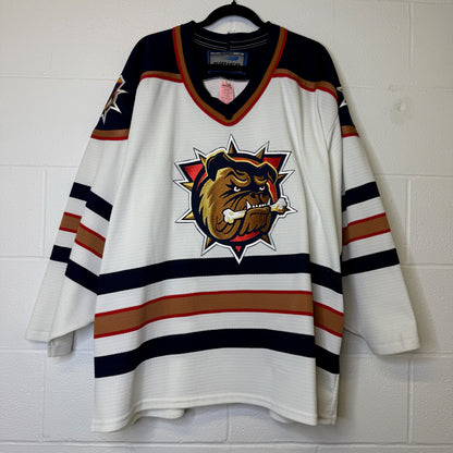 2000's Hamilton Bulldogs Hockey Jersey Sz L (B1809)