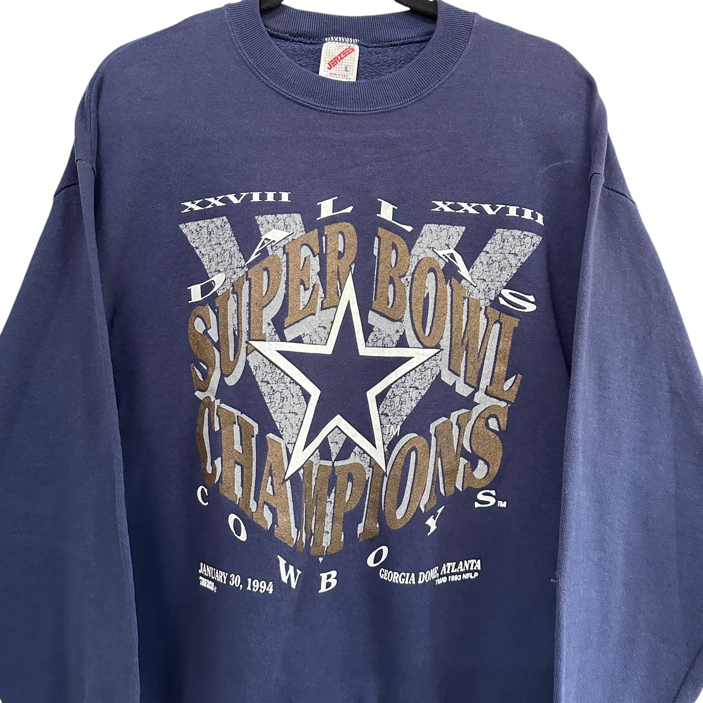 90s Dallas Cowboys Crewneck Sz L (A3446)