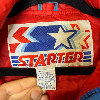 90s Texas Rangers MLB Starter Jacket Sz L (B2358)