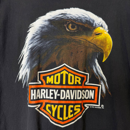 1991 Harley Davidson Eagle T-Shirt Sz L (B1155)