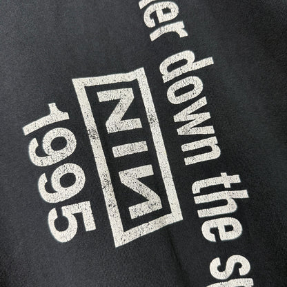 1995 Nine Inch Nails NIN Down The Spiral Rope Band T-Shirt Sz XL