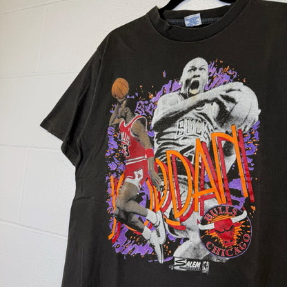 90s Michael Jordan Chicago Bulls Salem NBA T-Shirt Sz L