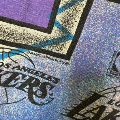 90s Los Angeles Lakers Magic Johnson T's NBA AOP Sz 2XL