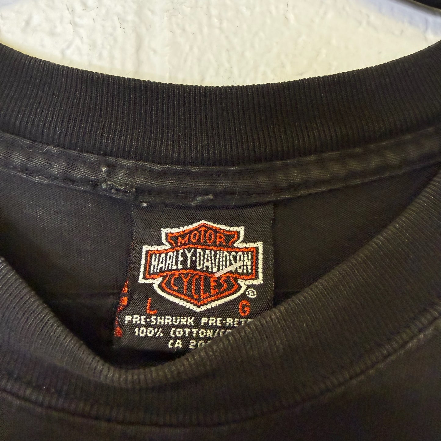 2010 Harley Davidson Yorkton Saskatchewan T-Shirt Sz L (B1397)