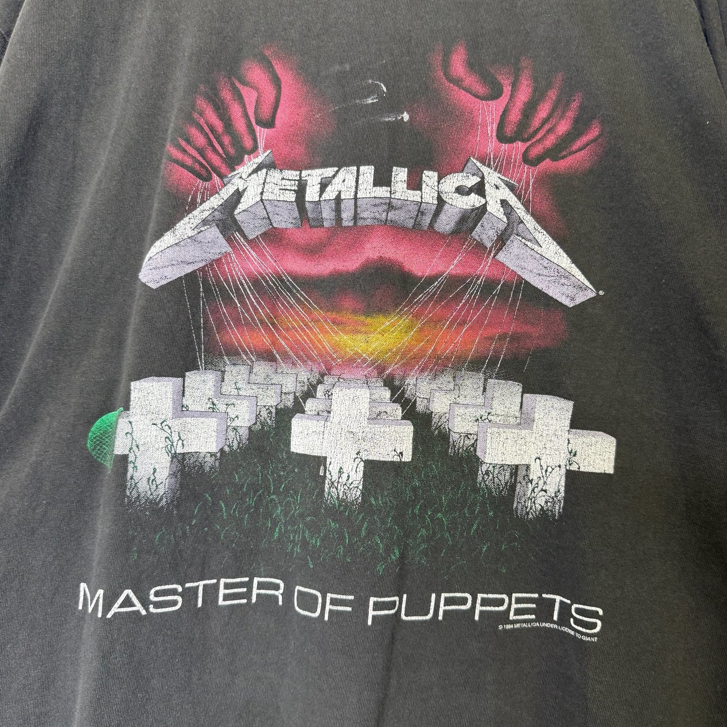 1994 Metallica Master of Puppets Band T-Shirt Sz XL (B659)