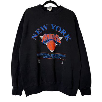 90s New York Knicks NBA Nutmeg Crewneck Sz XL (B661)