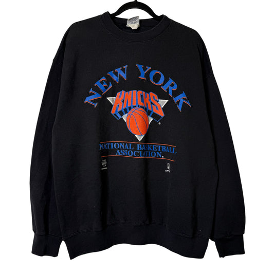 90s New York Knicks NBA Nutmeg Crewneck Sz XL (B661)