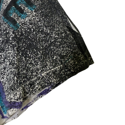 90's Charlotte Hornets NBA Magic Johnson T's AOP T-shirt Sz L (L728)