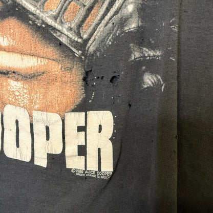 1990 Alice Cooper Toronto Tour T-Shirt Sz L (B2294)