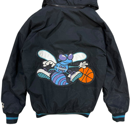 90s Charlotte Hornets NBA Starter Jacket Sz S
