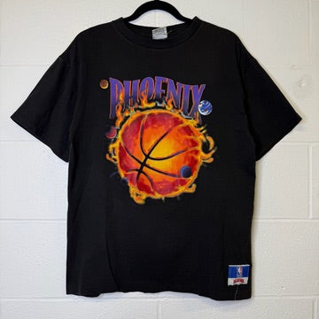 1993 Phoenix Suns NBA Nutmeg Breakthrough T-Shirt Sz XL (B2066)