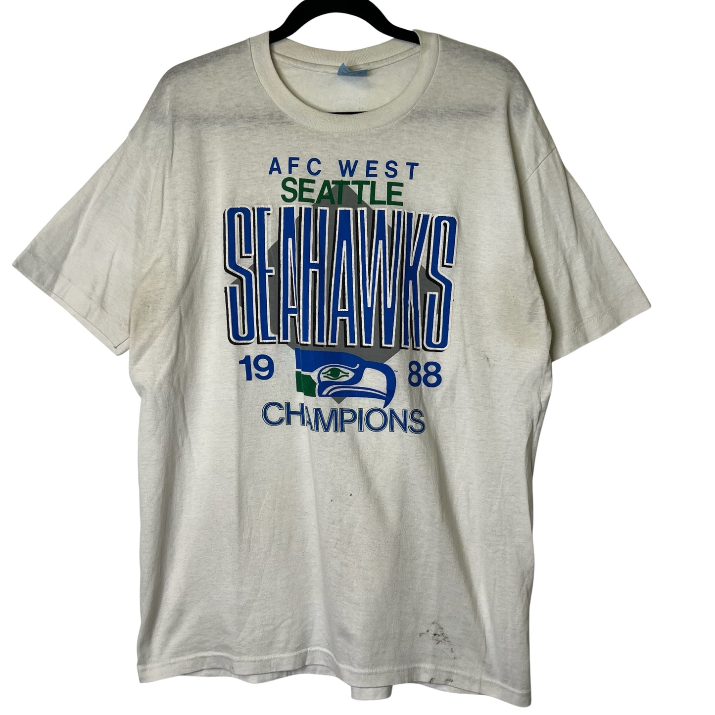 1988 Seattle Seahawks NFL T-Shirt Sz XL (B2449)