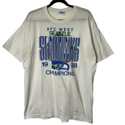 1988 Seattle Seahawks NFL T-Shirt Sz XL (B2449)