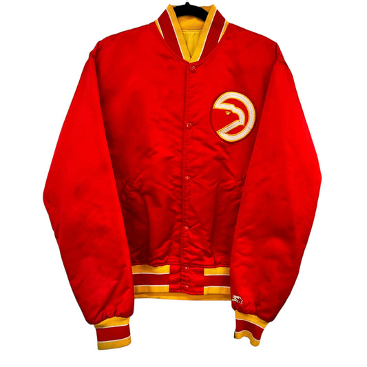 90's Atlanta Hawks NBA Starter Satin Jacket Sz L