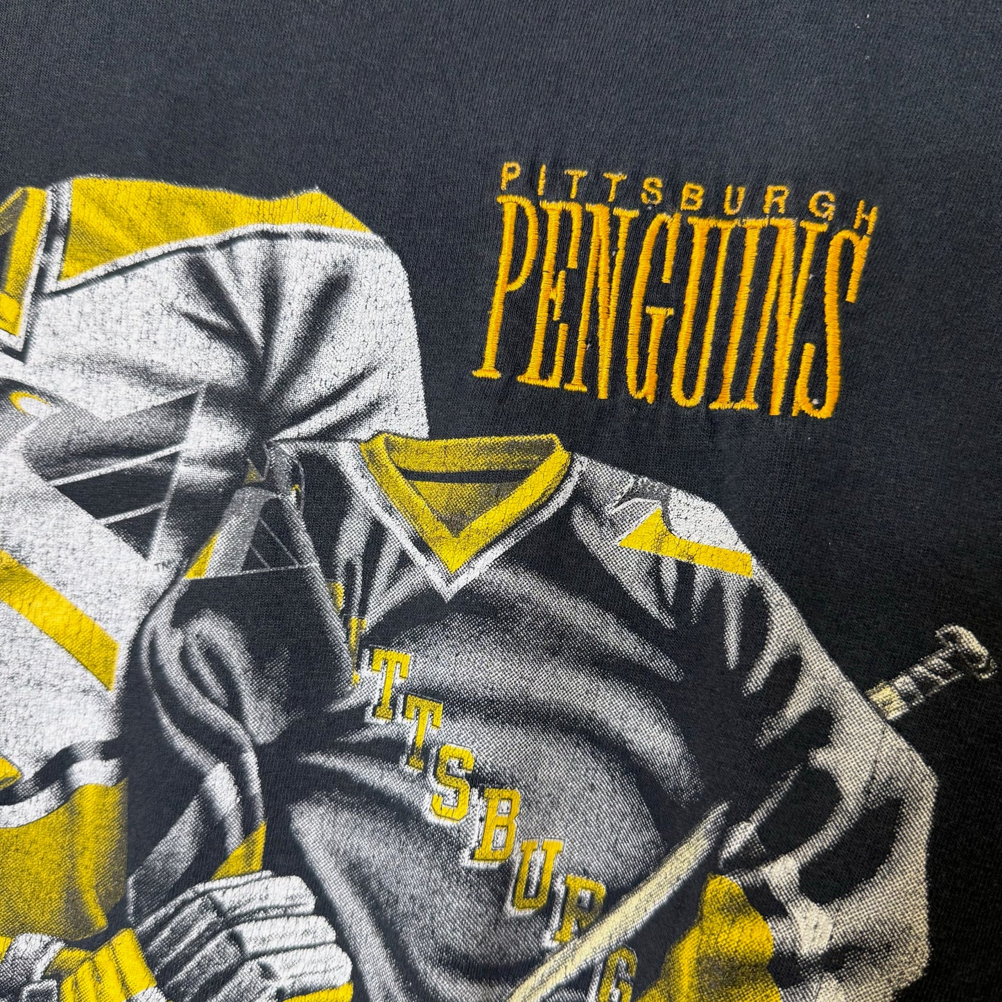 90s Pittsburgh Penguins NHL Nutmeg T-Shirt Sz XL (B2861)