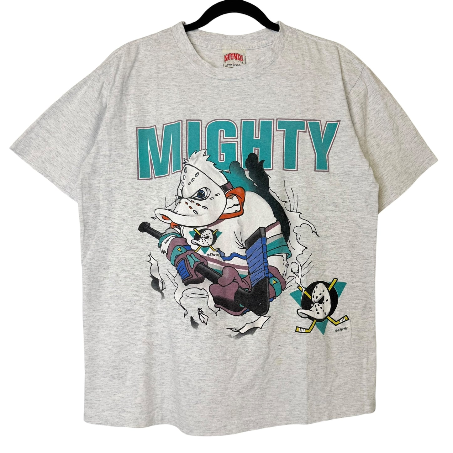 90's Mighty Ducks Nutmeg Breakthrough T-Shirt Sz L (B2073)