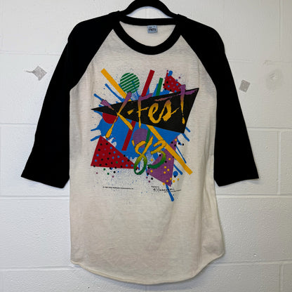 1983 X-Fest Raglan Shirt Sz L (B369)