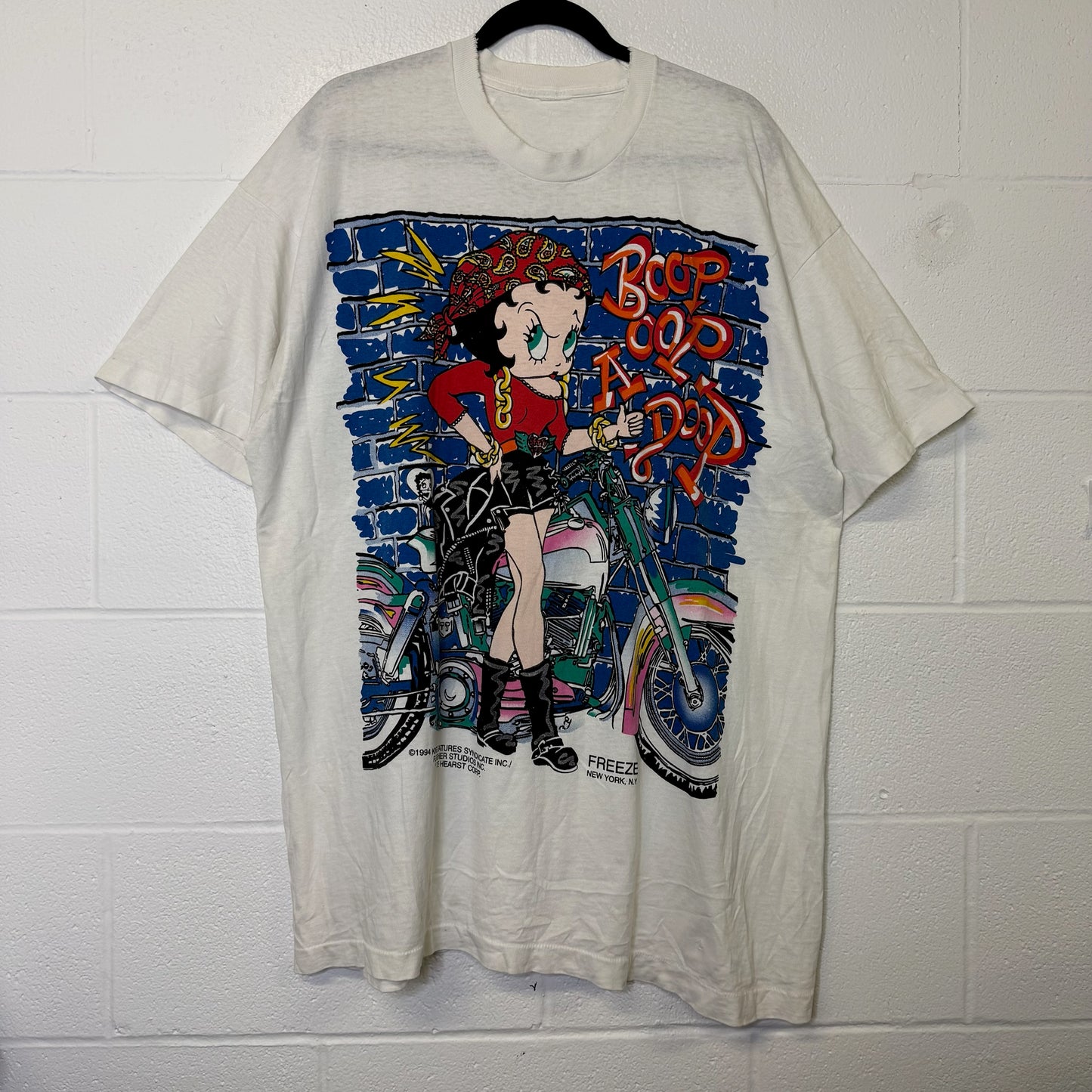 1994 Betty Boop Motorcycle T-shirt (B2941)