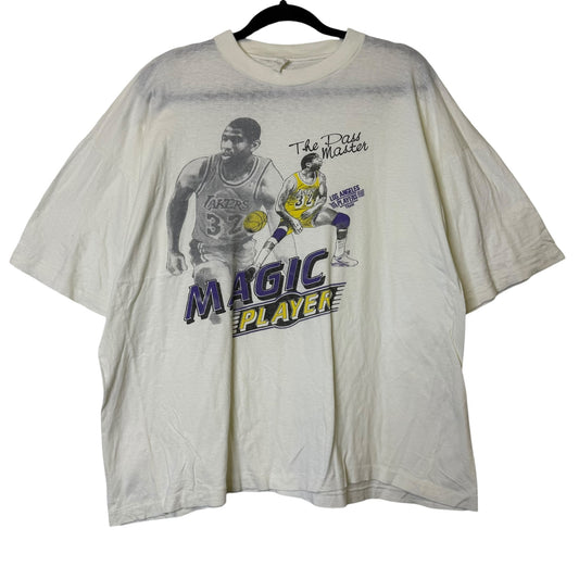 90's Magic Johnson NBA T-Shirt Sz XL (B2191)