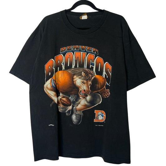 1994 Denver Broncos Nutmeg NFL T-shirt Sz XL (B2430)