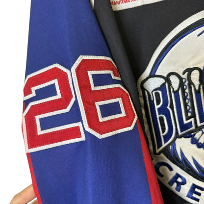 2000s Opaskwayak Blizzard Cree Nation Manitoba Junior Hockey Jersey