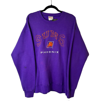 90's Phoenix Suns NBA Crewneck Sz L (A8051)