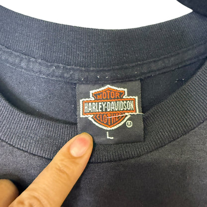 1992 Harley Davidson American Heritage 3D Emblem T-Shirt Sz L