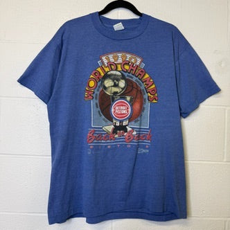 1990 Detroit Pistons Salem NBA T-Shirt Sz XL (B2190)