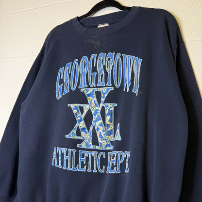 90s Georgetown Hoyas Crewneck Sz XL (A1631)