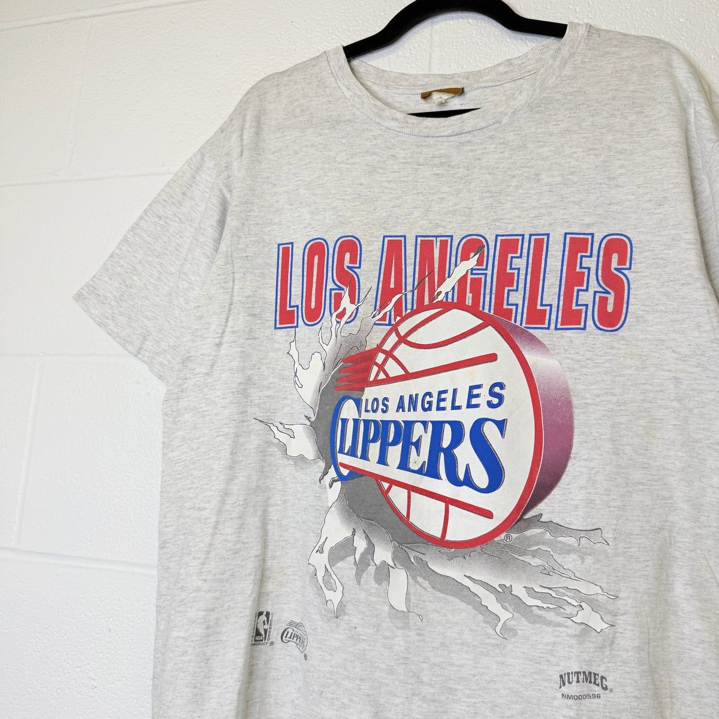 90's Los Angeles Clippers Nutmeg Breakthrough T-Shirt (B2075)