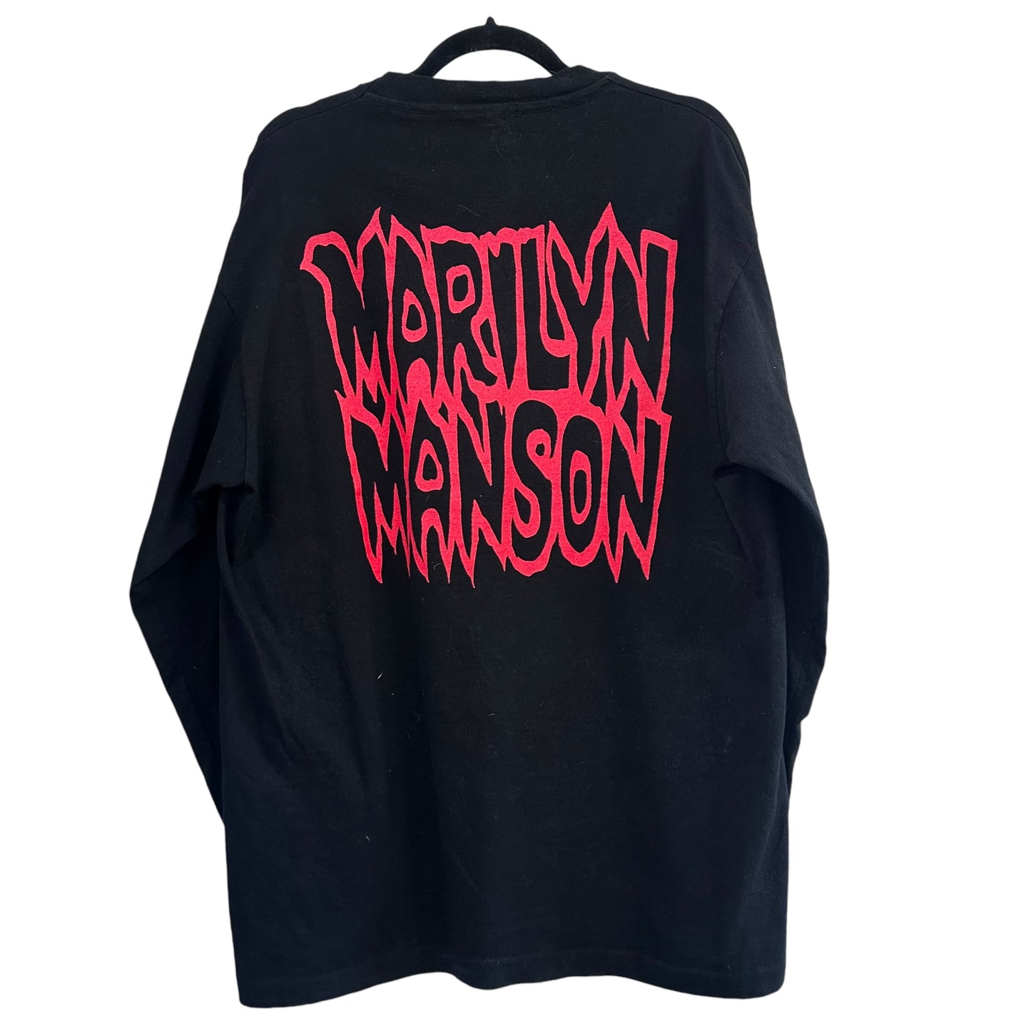 1994 Marilyn Manson Satanic Army Long Sleeve Shirt Sz XL